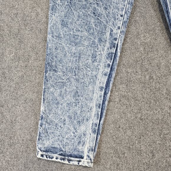 VTG RARE 80s Bon Jour Womens Acid Wash Tapered Mom Jeans Acid Wash 22 USA NWT - Picture 3 of 16